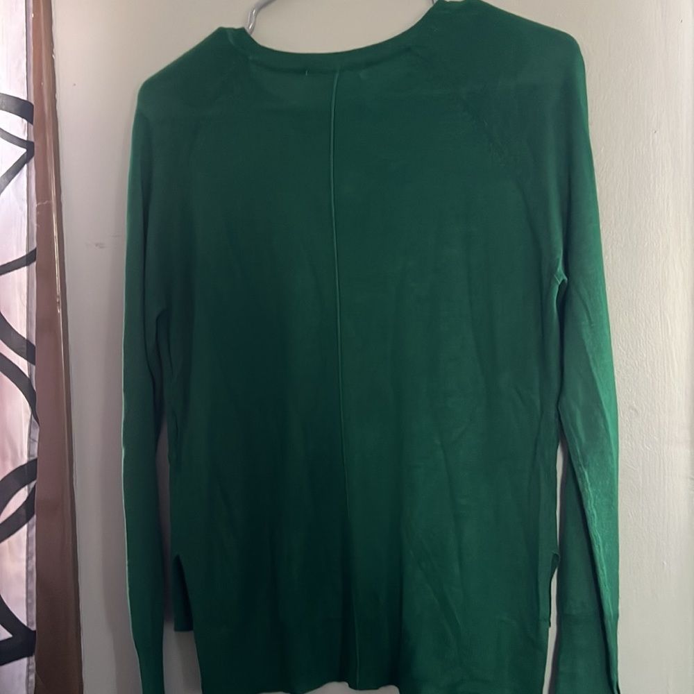 Zara knit lightweight Kelly green sweater size small - Picture 5 of 5